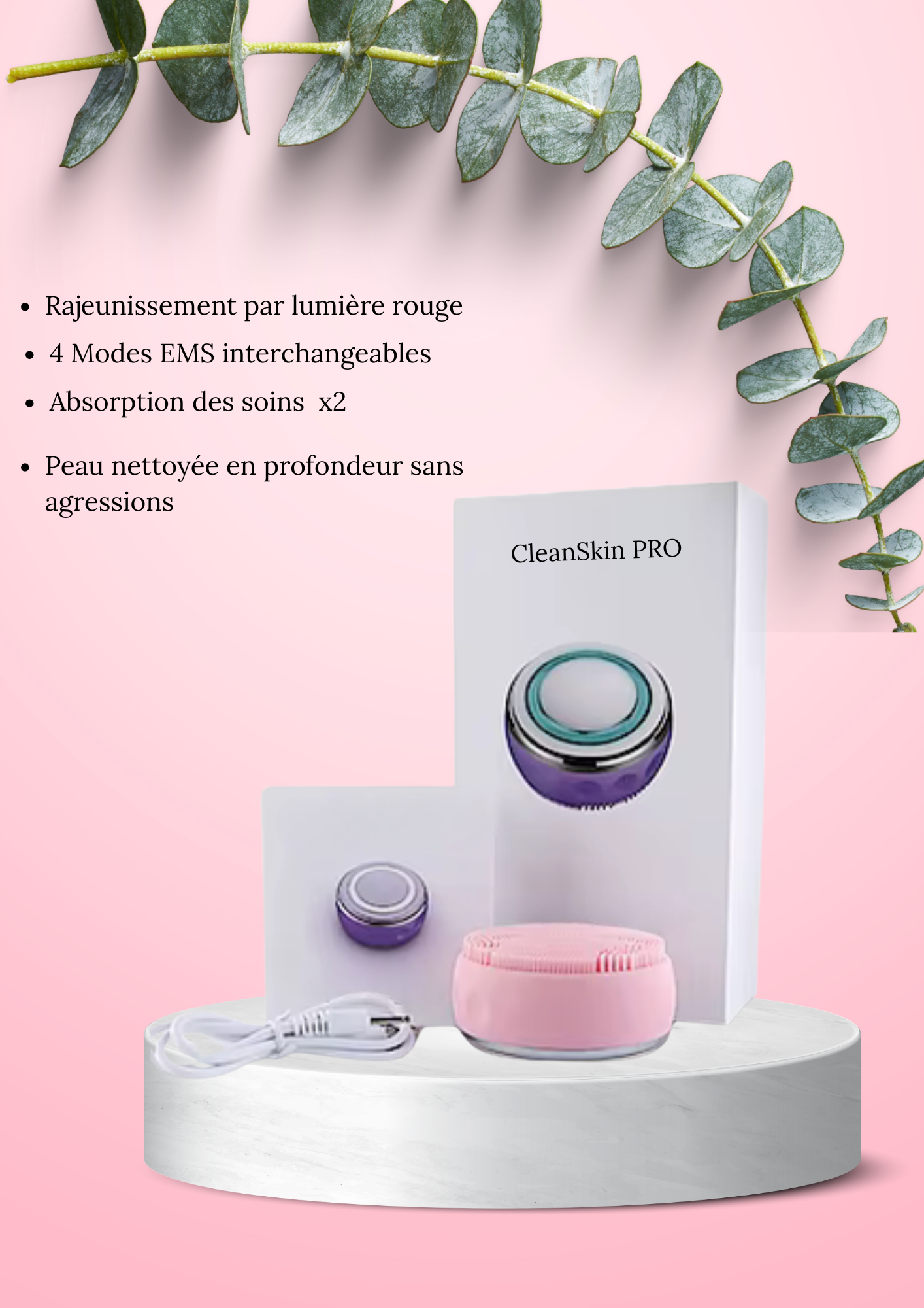 CleanSkin PRO - La Brosse Nouvelle Technologie